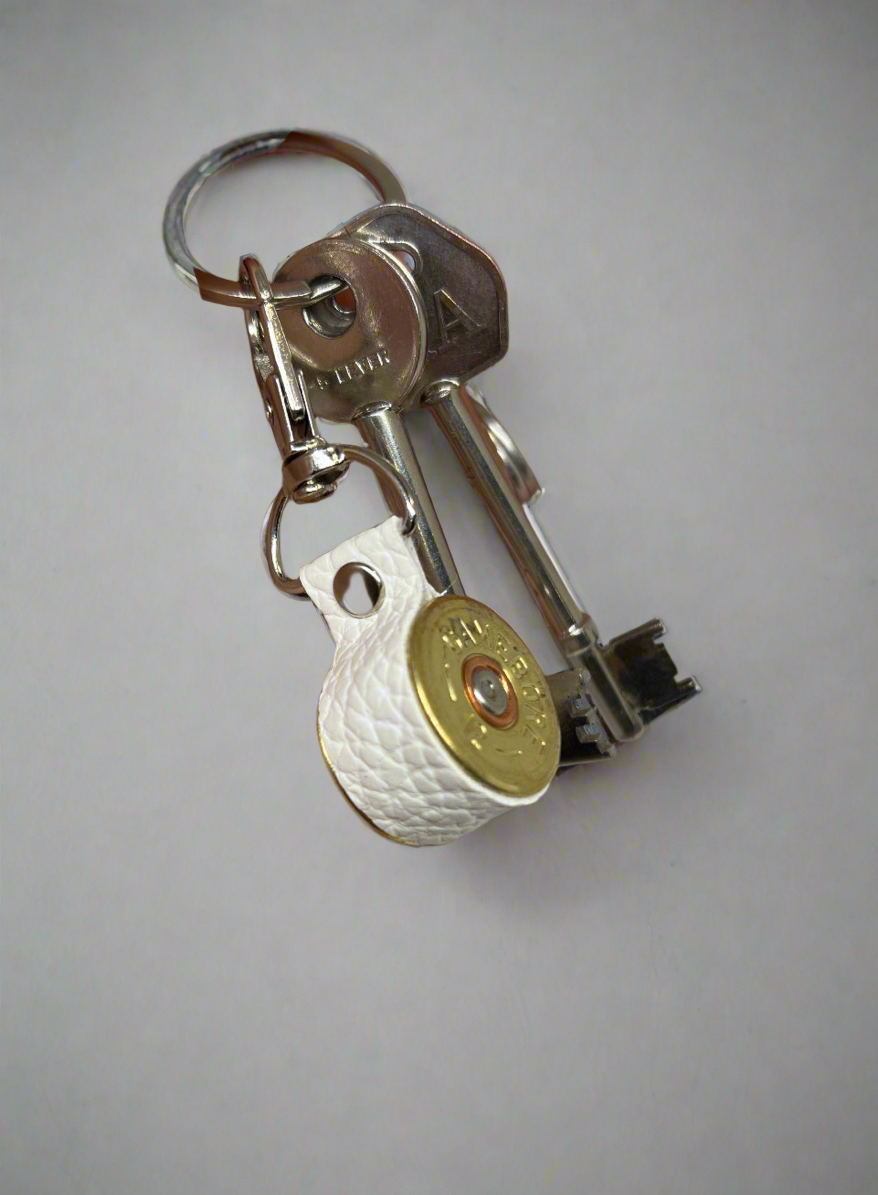 Leather Cartridge Keyring