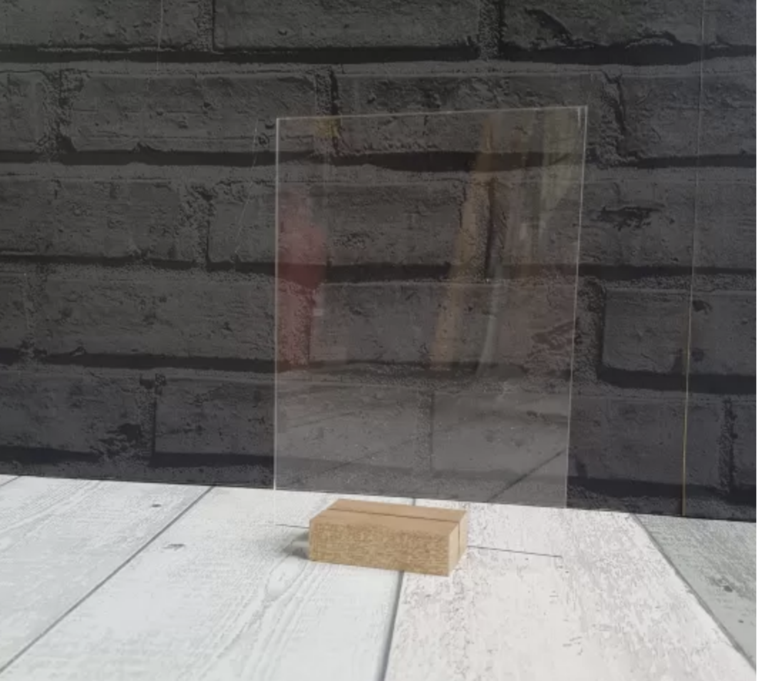 Rectangular Table Numbers with Wooden Stand