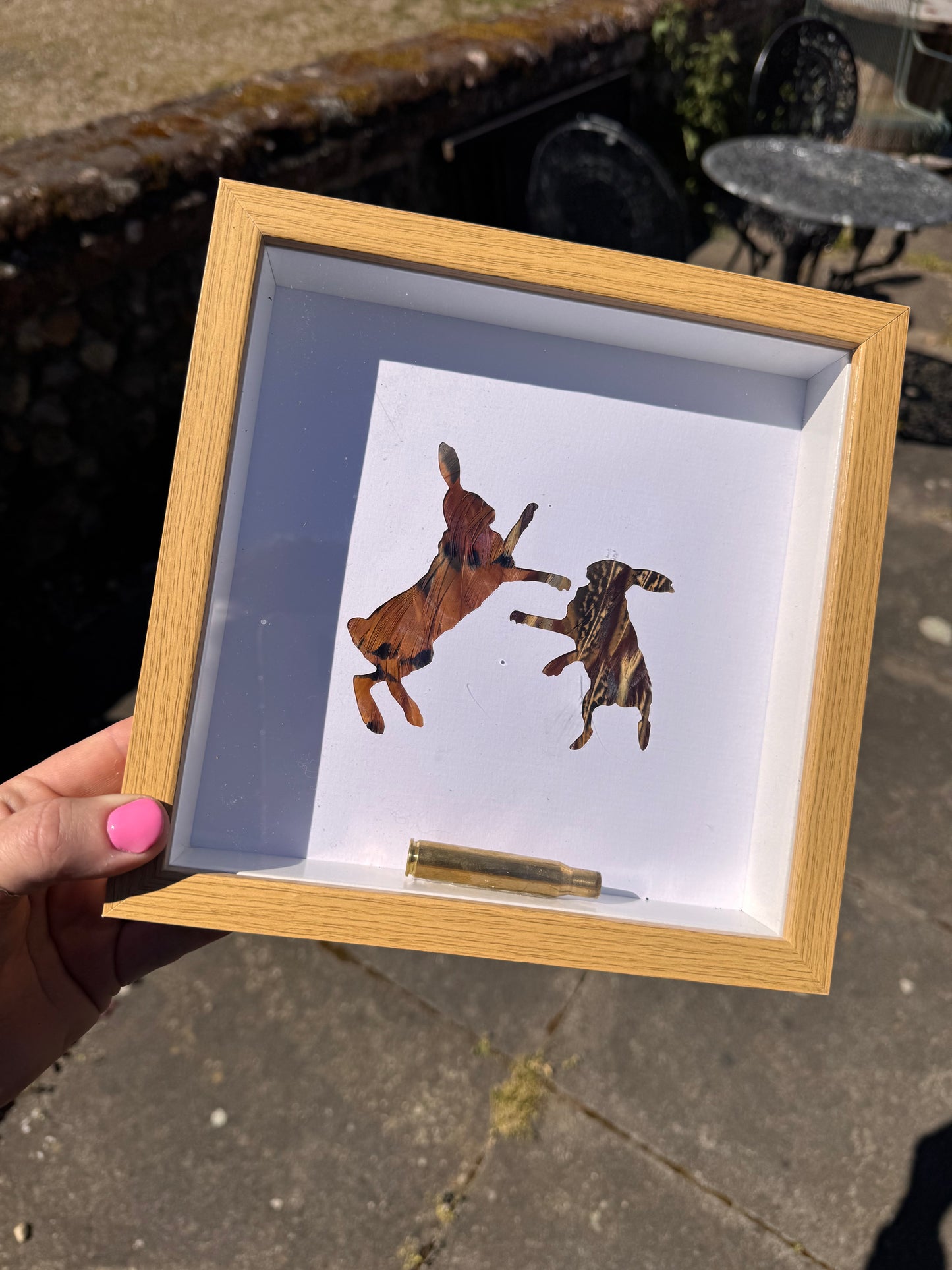 Feathered Silhouette Frames