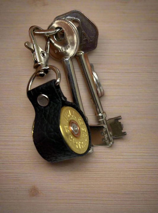 Leather Cartridge Keyring
