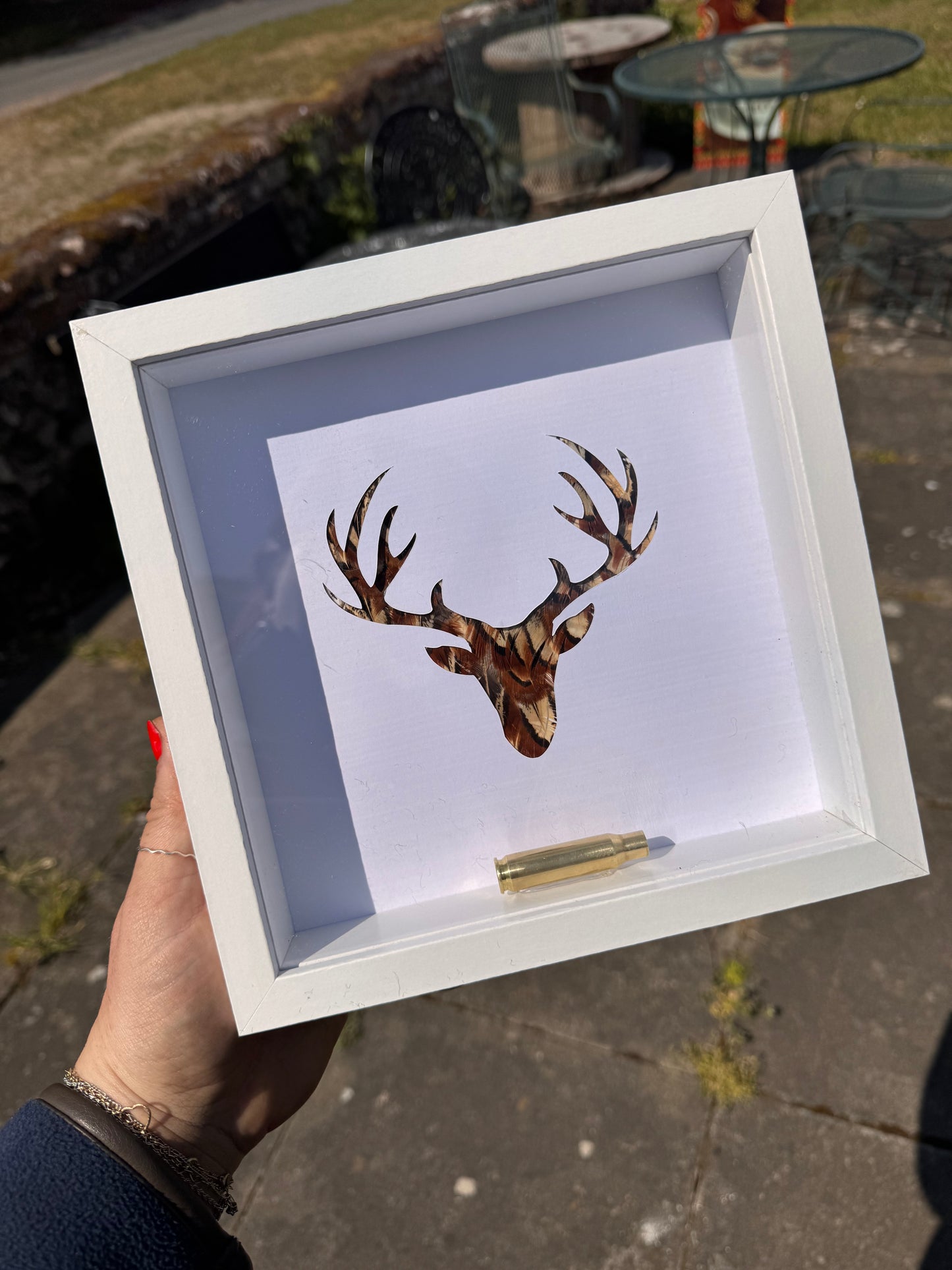 Feathered Silhouette Frames
