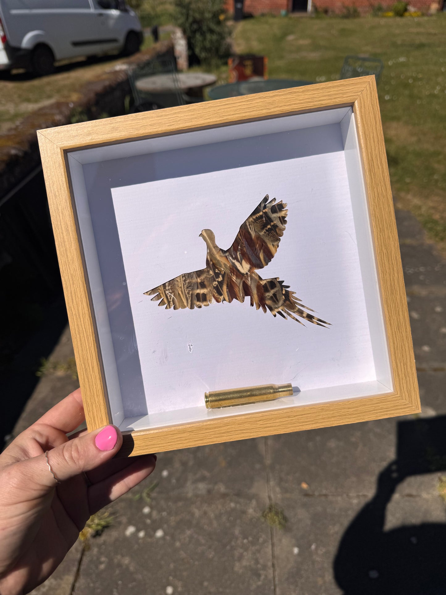 Feathered Silhouette Frames
