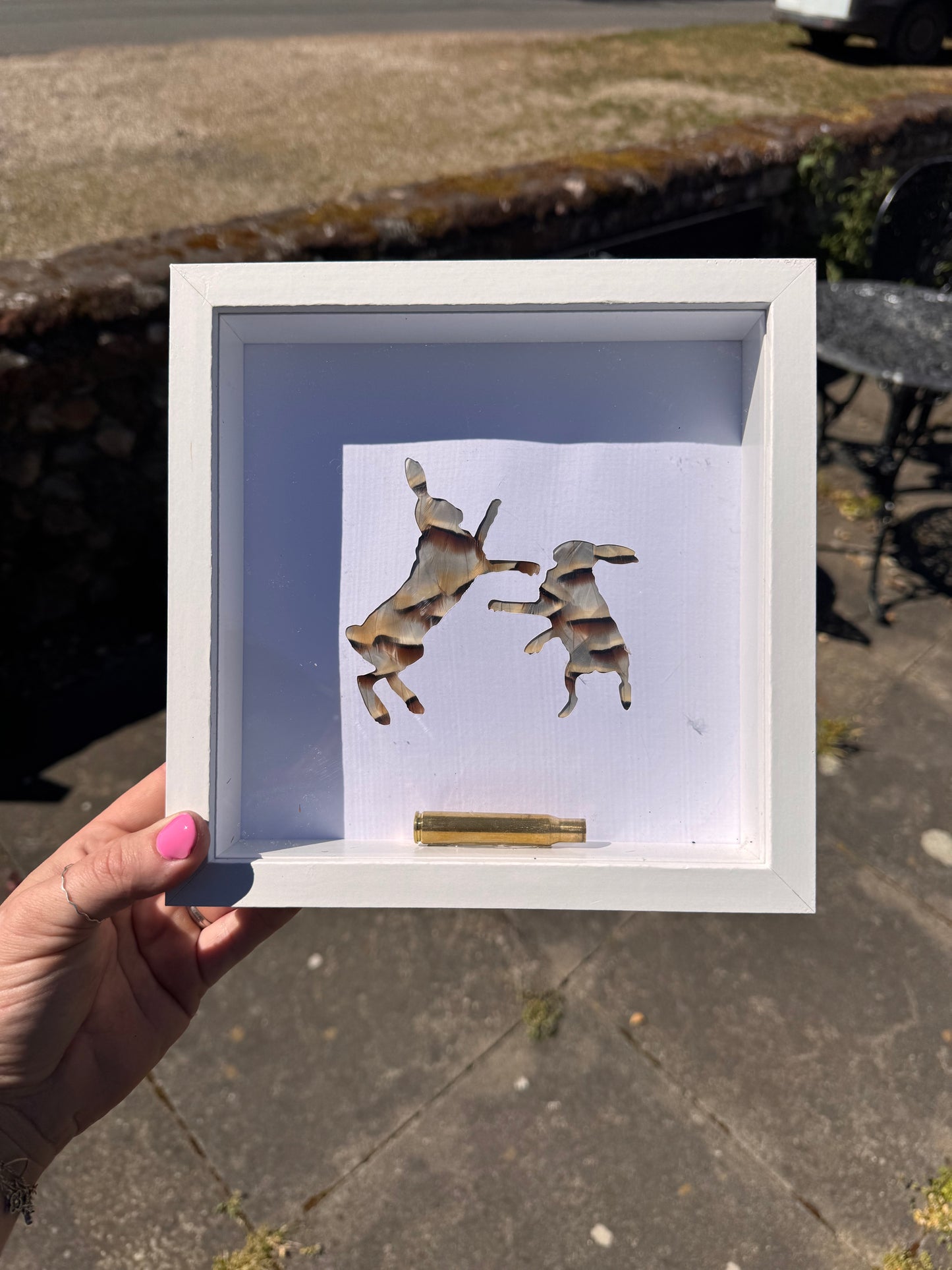 Feathered Silhouette Frames