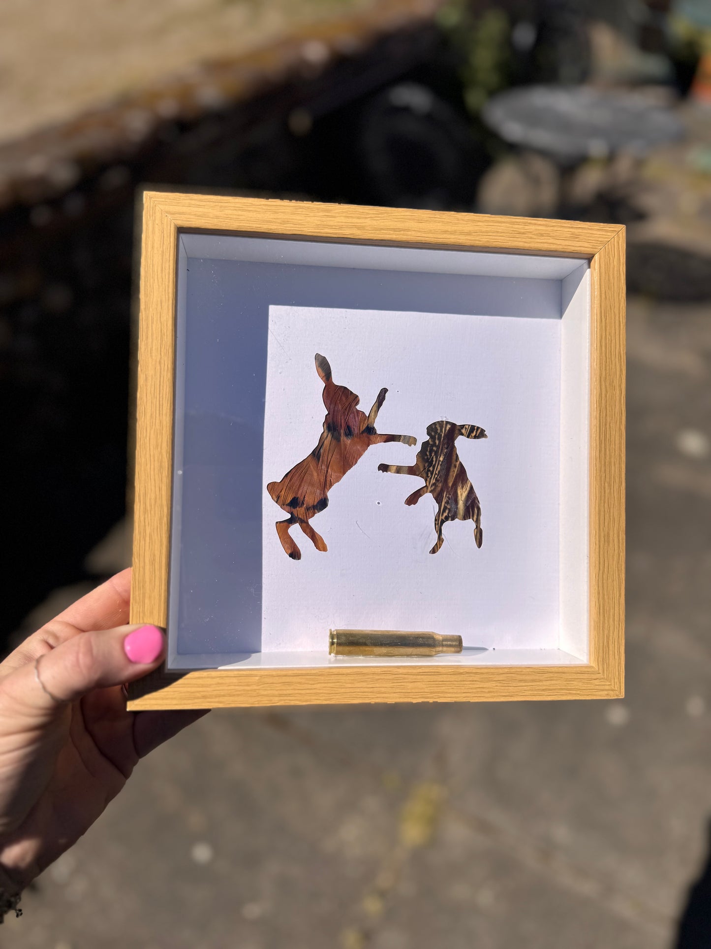 Feathered Silhouette Frames