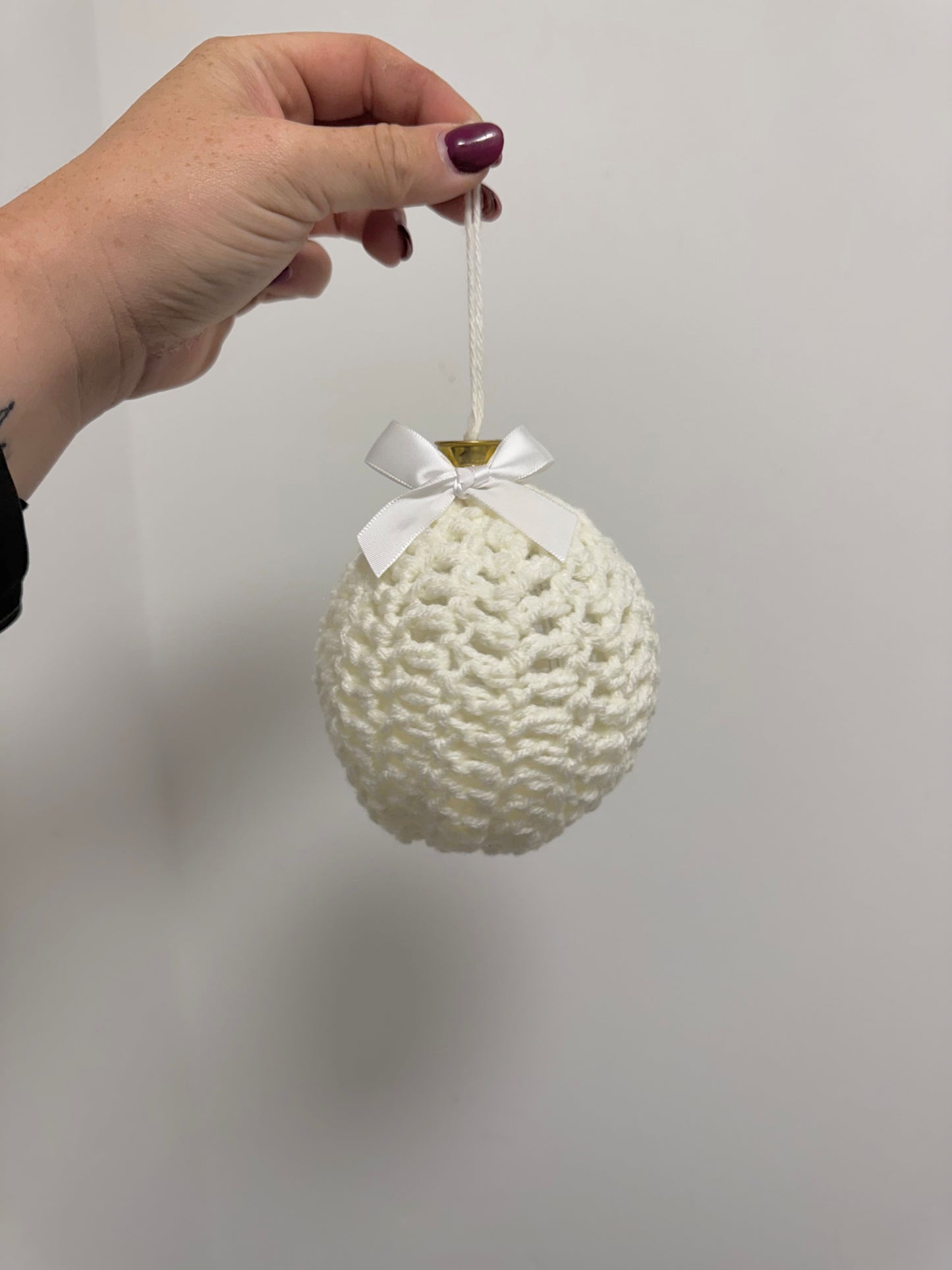 Shotgun Cartridge Crochet Bauble