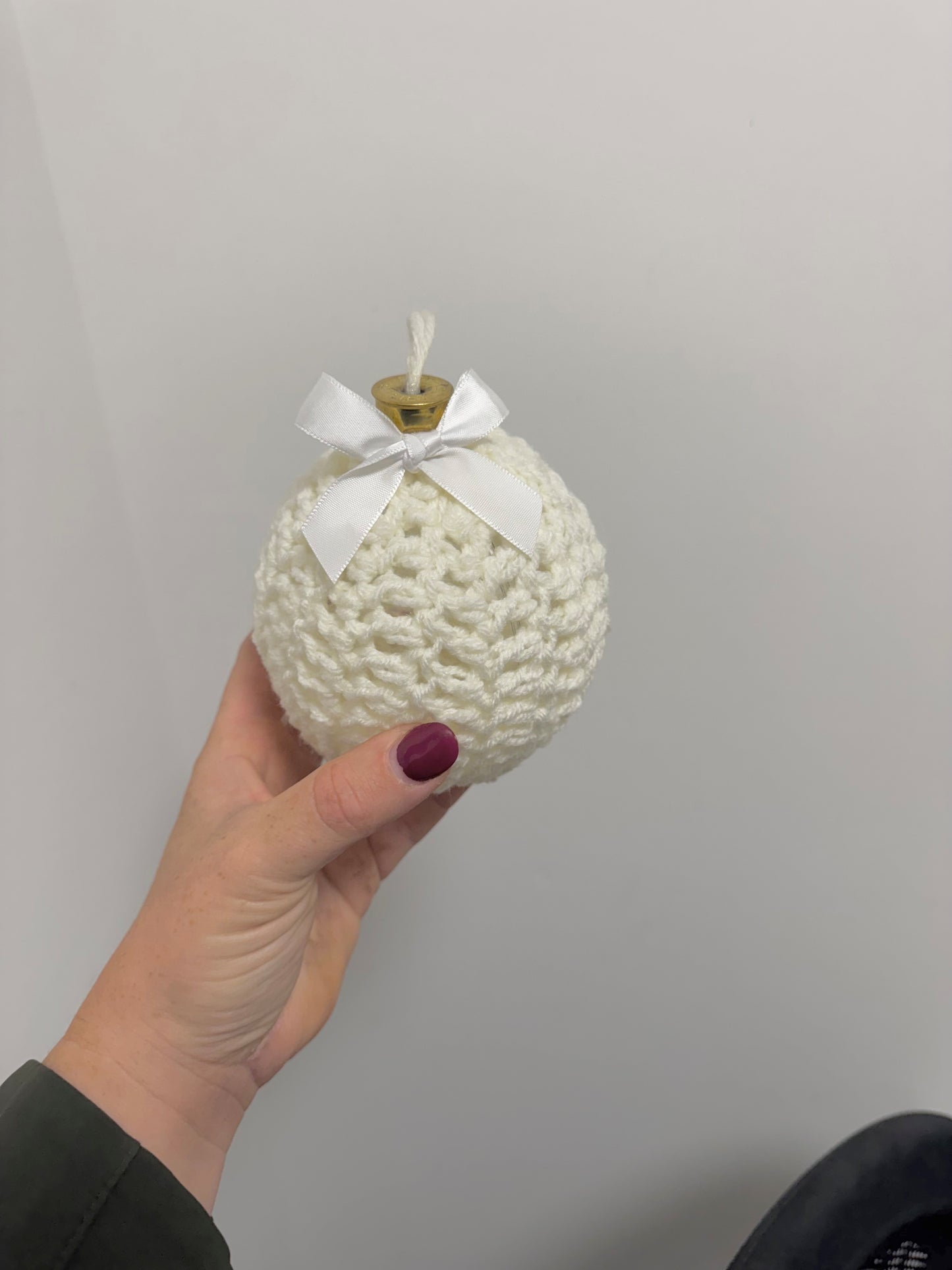 Shotgun Cartridge Crochet Bauble