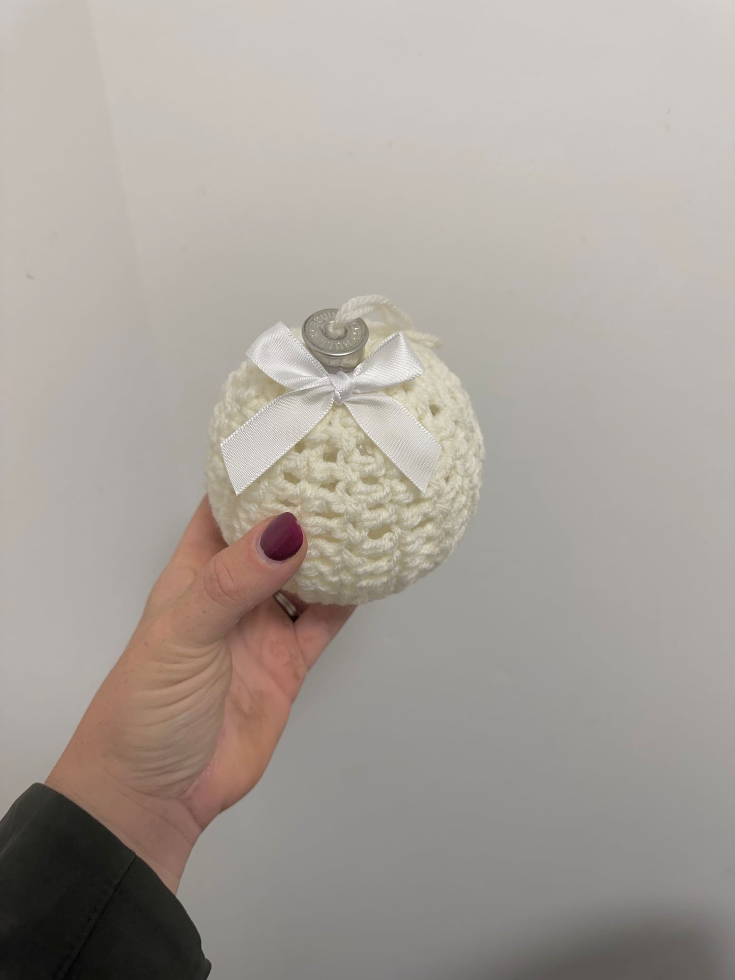 Shotgun Cartridge Crochet Bauble