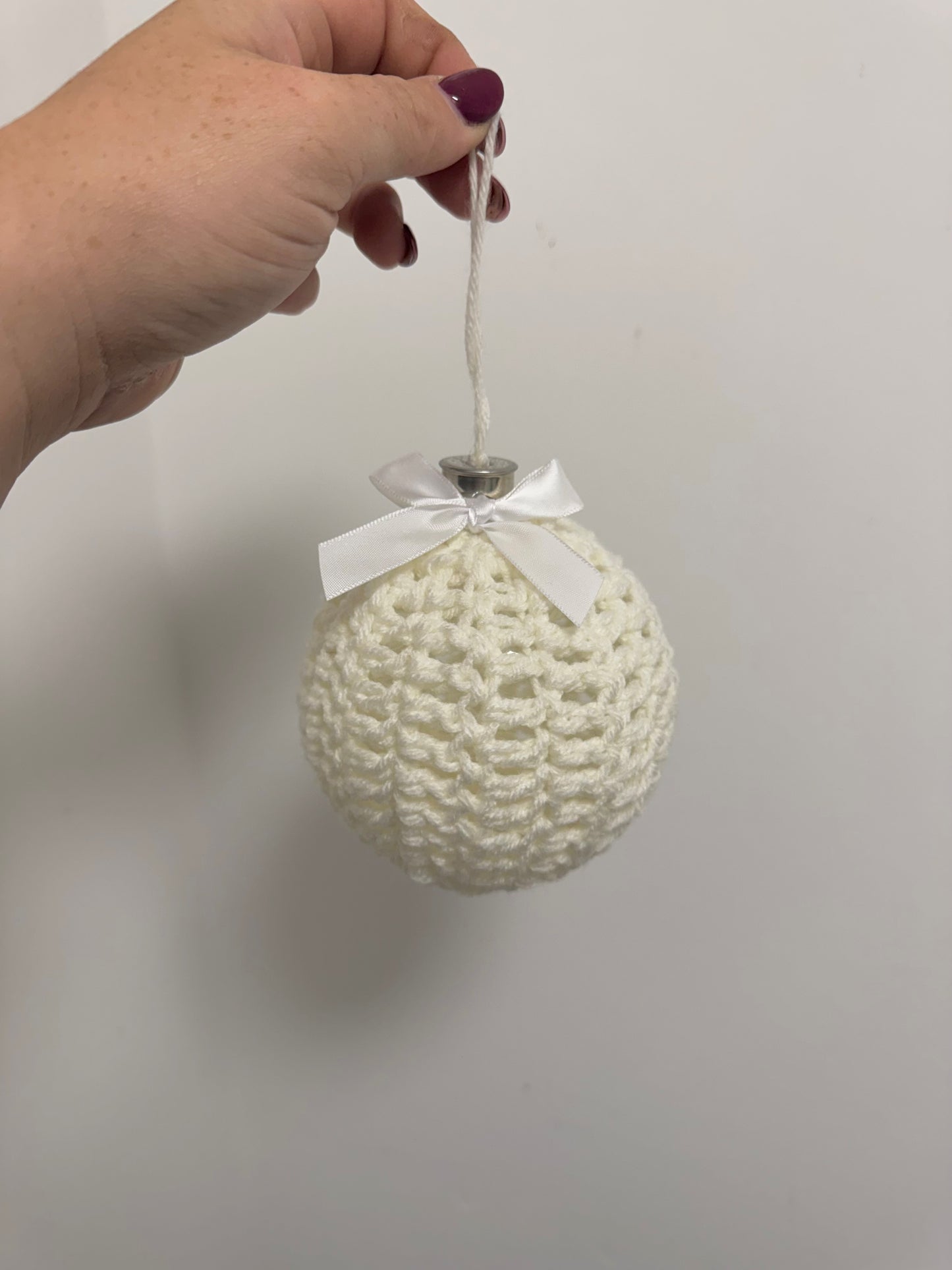 Shotgun Cartridge Crochet Bauble