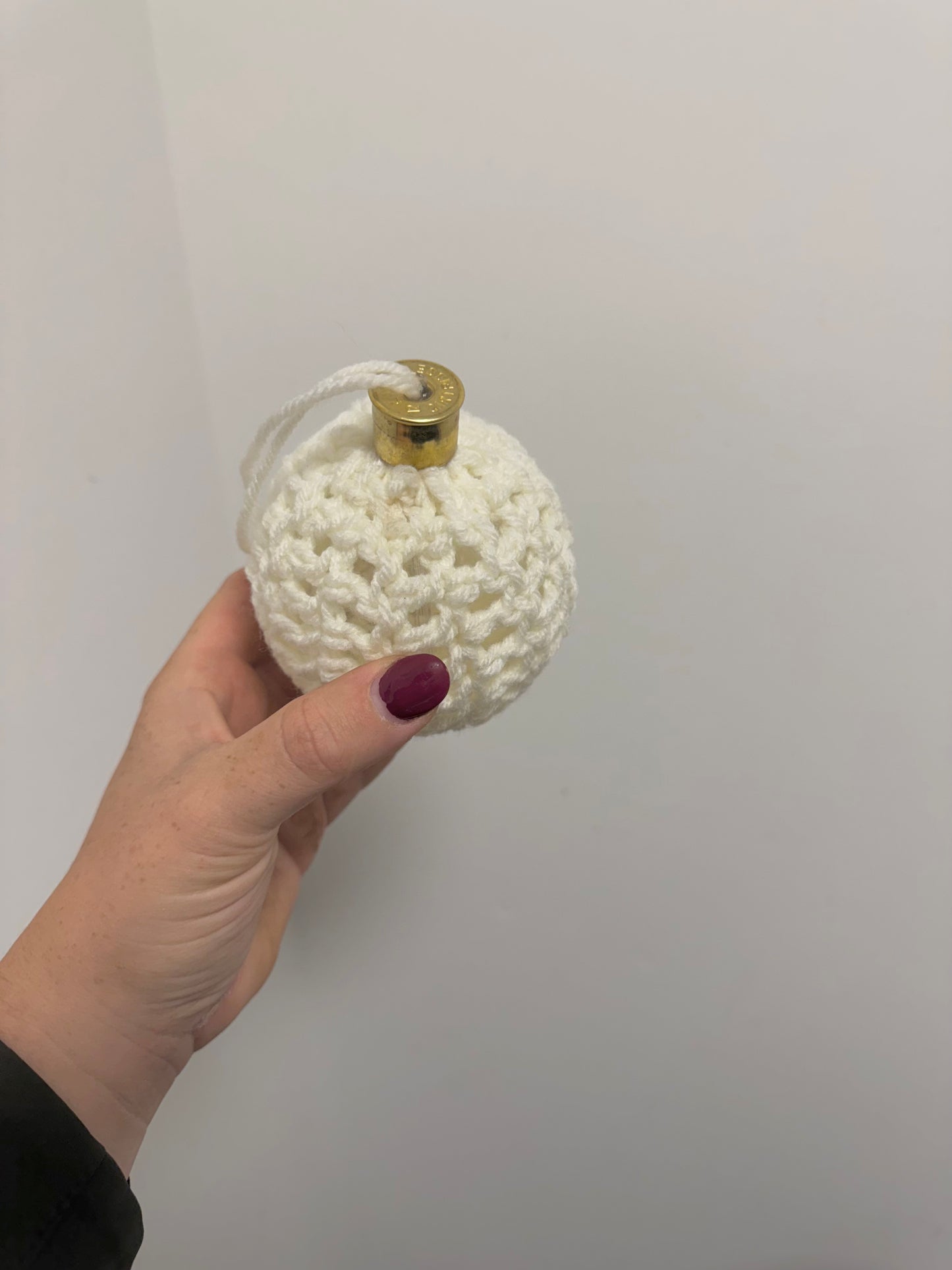 Shotgun Cartridge Crochet Bauble