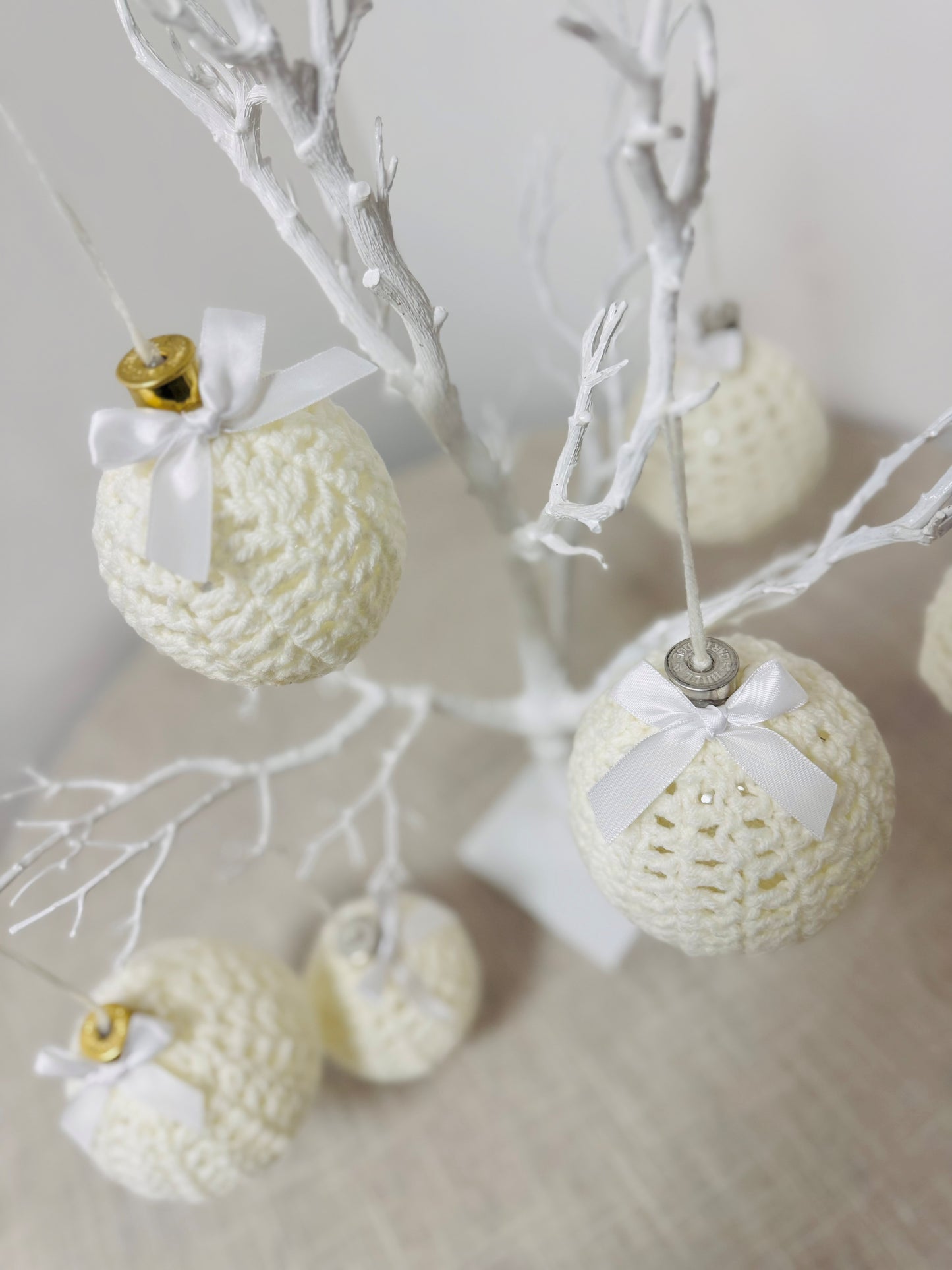 Shotgun Cartridge Crochet Bauble