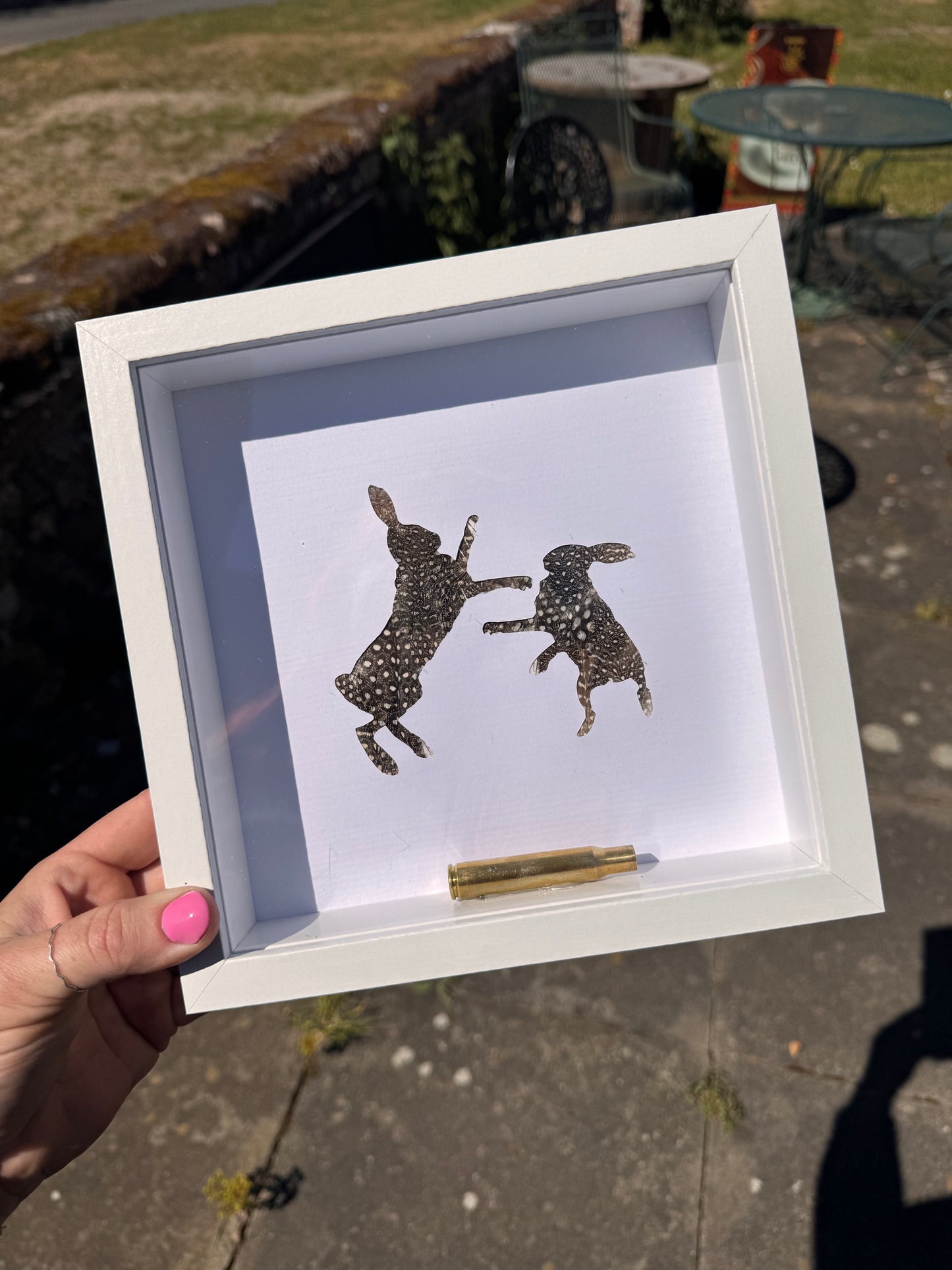 Feathered Silhouette Frames