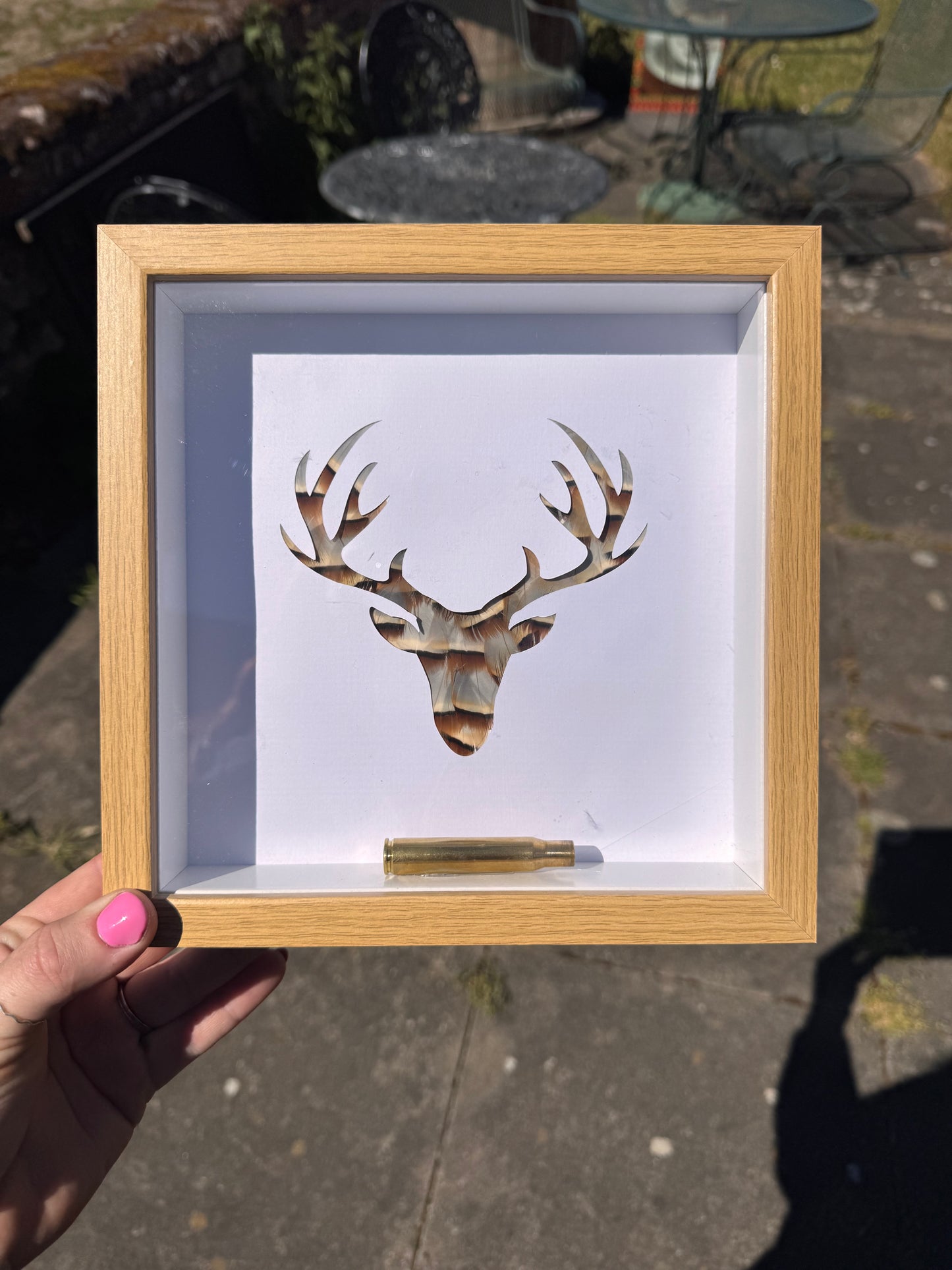 Feathered Silhouette Frames