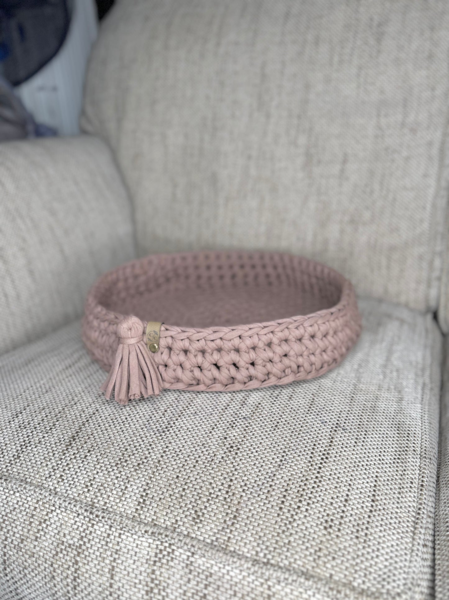 Crochet pet bed, cat bed, dog bed, animal basket